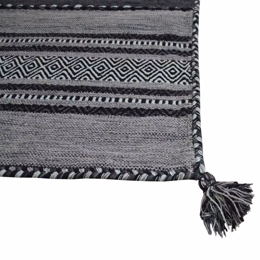 Tappeto Kilim Antique Pierre Tappeti Grigio L: 160 cm, P: 230 cm, tessuto a mano in cotone e ciniglia – 2
