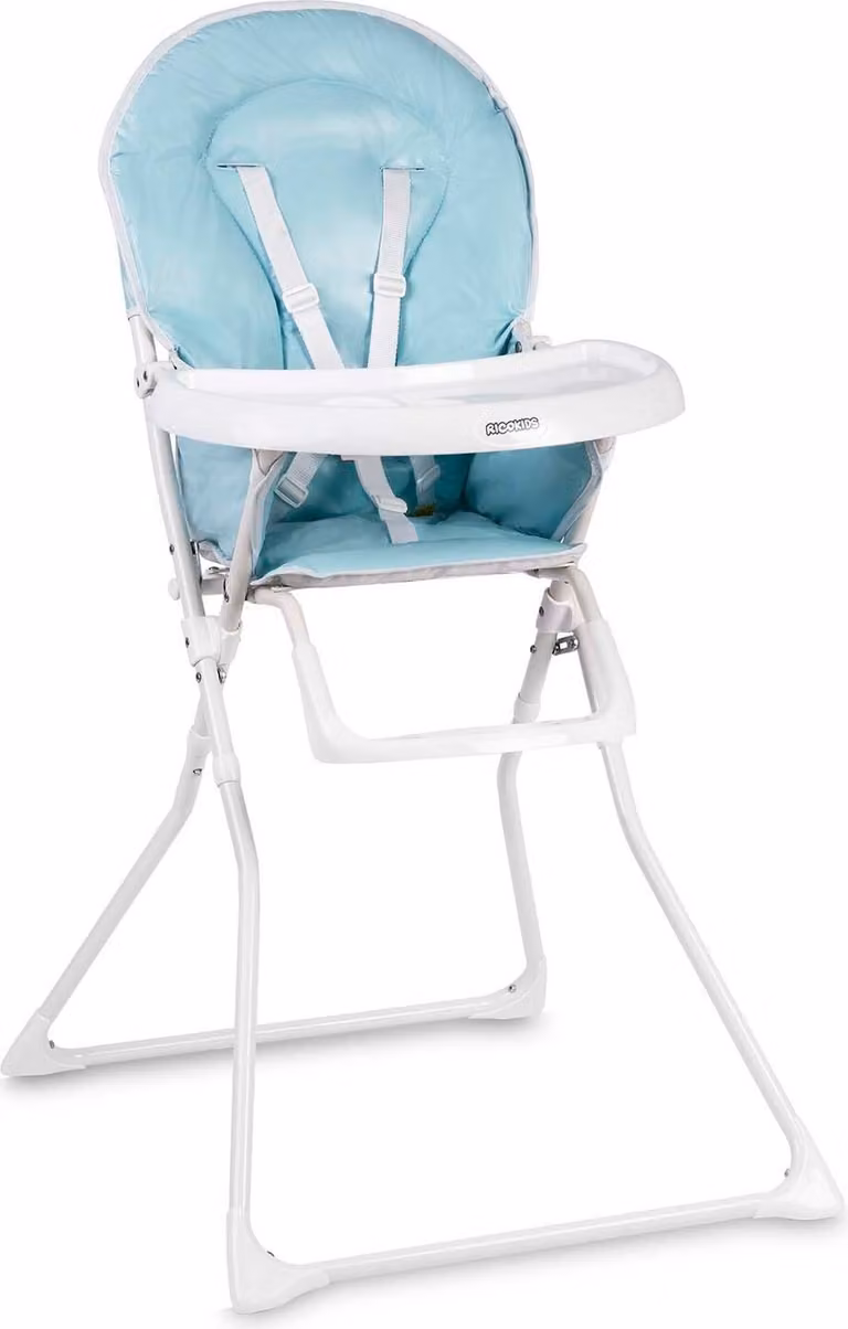 Sedia da pranzo per bambini Fando 7066 bianco e blu