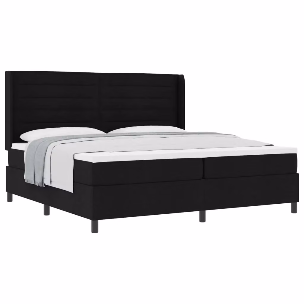 Letto ibrido con materasso vidaXL in tessuto nero L: 200 cm, P: 200 cm, H: 280 cm – 2