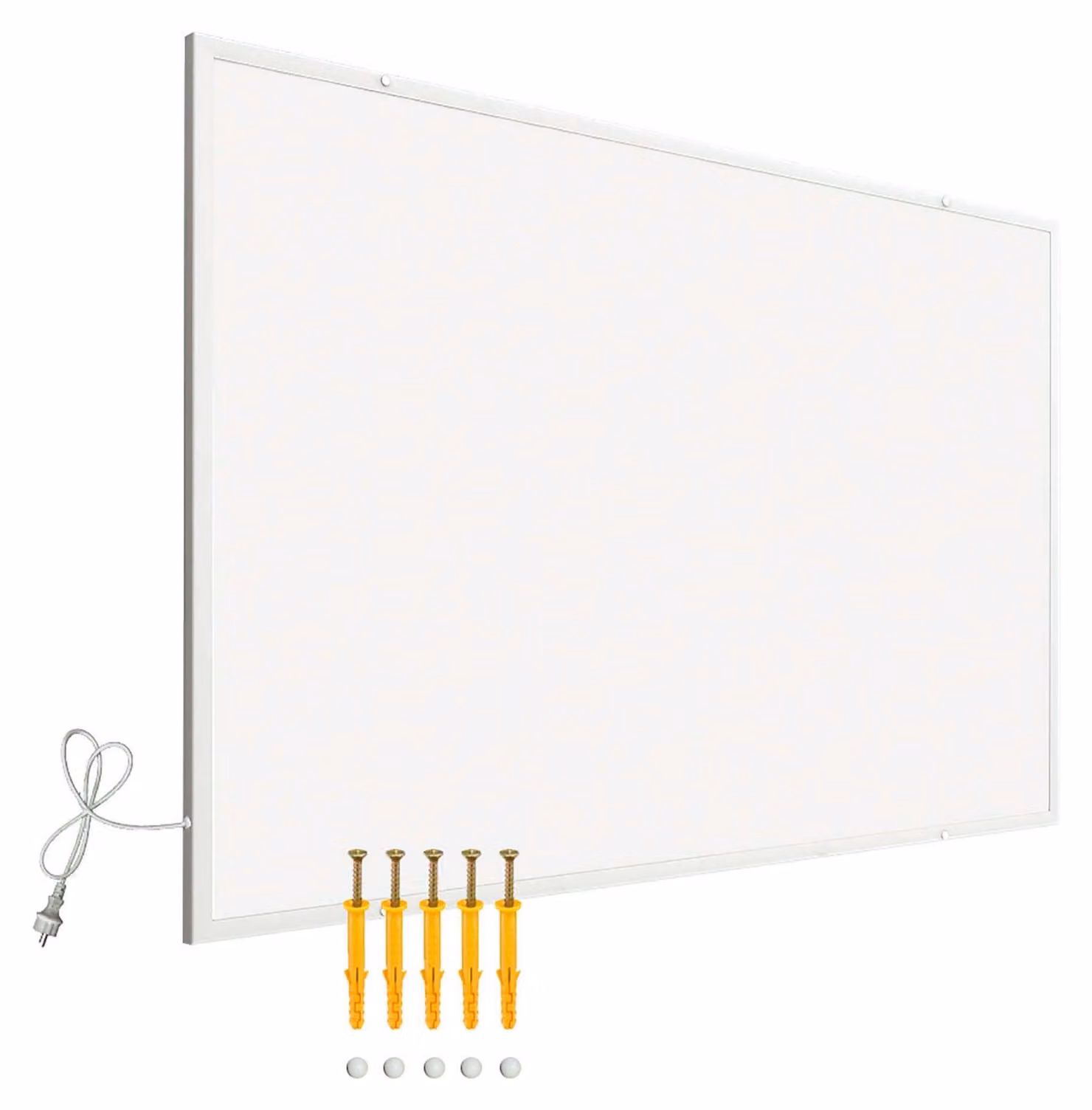 Pannello riscaldante a infrarossi da 520 W - Bianco - Efficiente dal punto di vista energetico, per uso interno