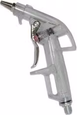 Pistola di soffiaggio per compressore con canna corta ASTUROMEC 50071 argento