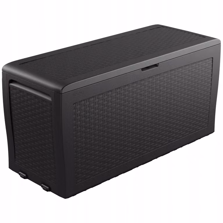 KETER Contenitore in rattan 270 L - Antracite 246963