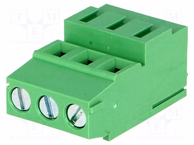 2 listelli di fissaggio per cavi con diametro di 5 mm: 3 con angolo di 90°. Codice prodotto: 24A DG500H-5.0-03P-14-00AH. Listelli di fissaggio
