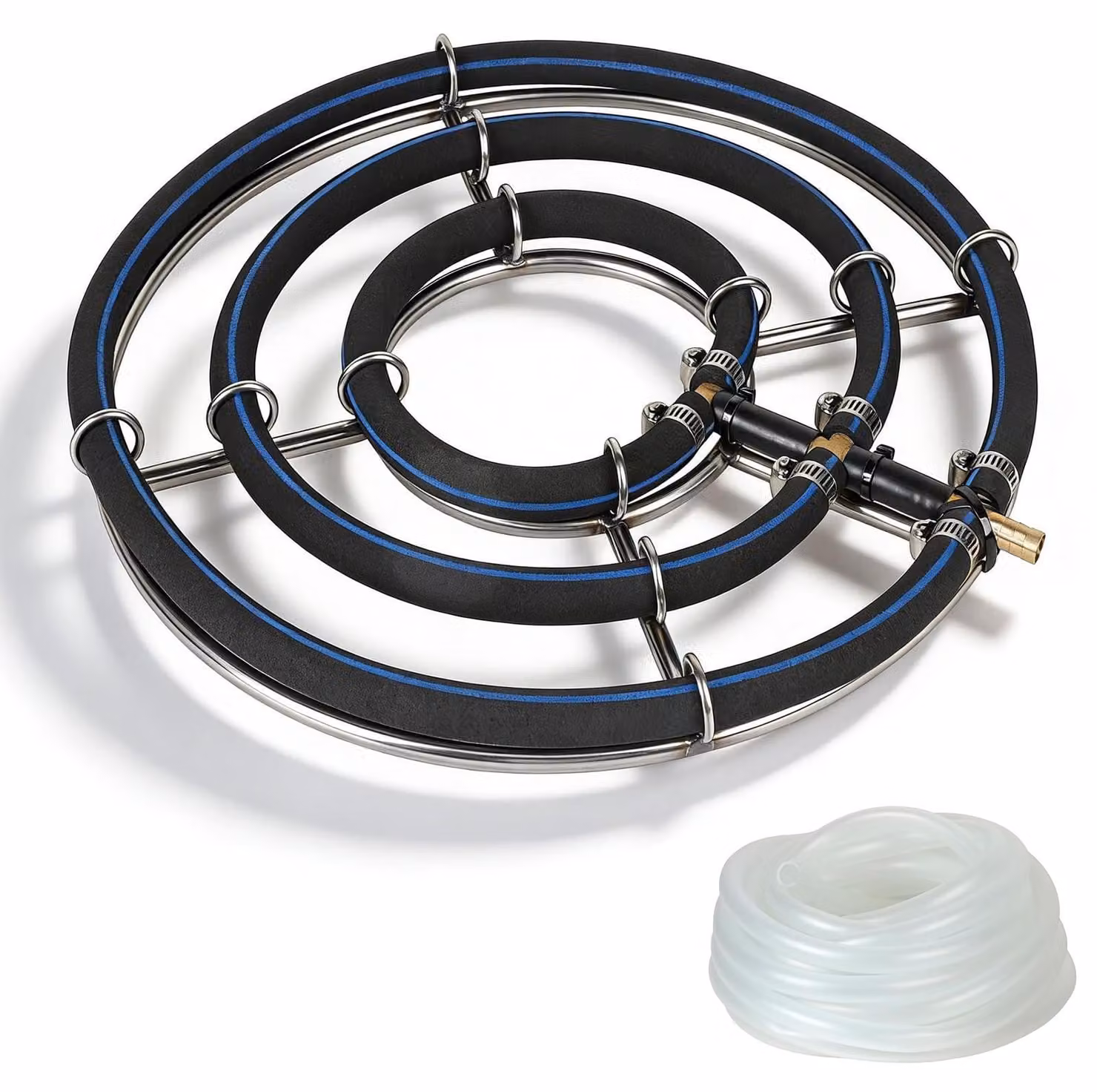 Solidchoice - Sistema di aerazione per stagni, diametro 35 cm - Anelli 3-in-1 in acciaio inossidabile