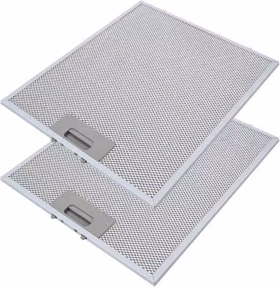 Filtri metallici per aspiratori - acciaio inossidabile - set di 2 - 358 x 258 mm