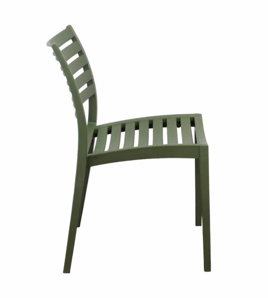 Cosma Sedia giardino impilabile Verde Oliva 56x59x83 cm polipropilene