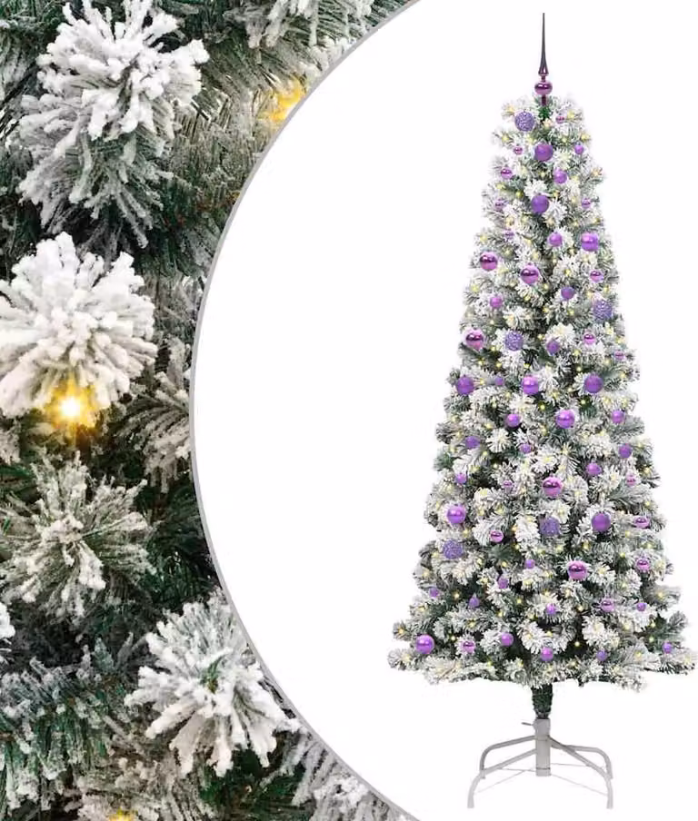 Albero di Natale Artificiale con Rami Pieghevoli 240 cm