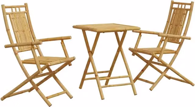 Set da Bistr¨° 3 pz | Set Salotto da Giardino in Bamb¨´