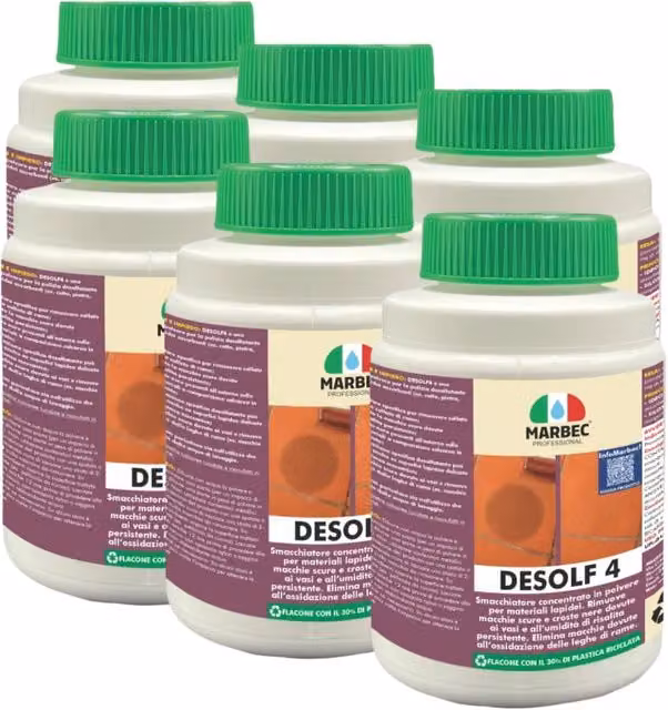 Smacchiatore per materiali lapidei Marbec DESOLF4 bianco 6 x 250 g – 1