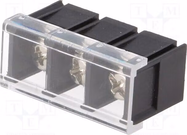 1 x Profilatura per cavi di sezione 10 mm: 3 profilature diritte da 4 mm² modello DG58C-B-03P-13-00A(H)