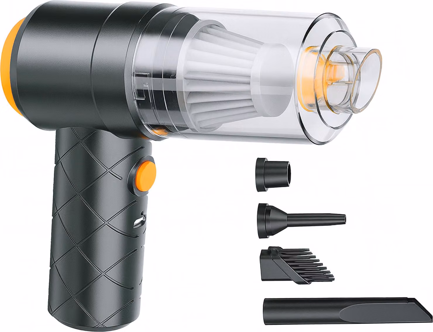 Mini aspirapolvere e compressore (USB-C, 48W, inclusi ugelli)