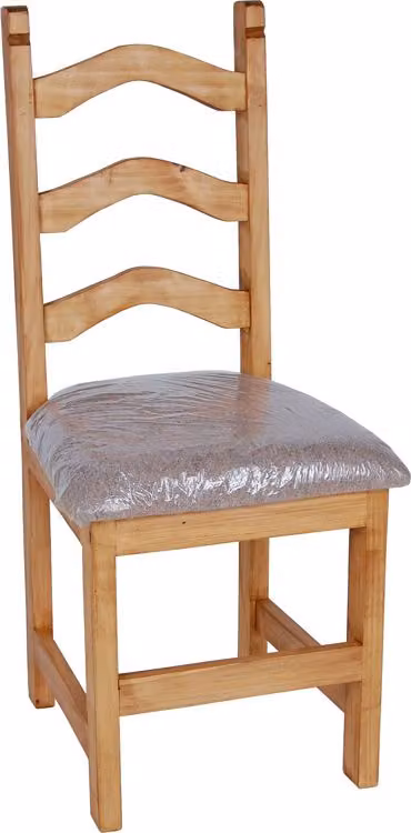 MiaMöbel Sedia da pranzo Mexico Möbel 45x100x48 cm Stile rustico Legno massello Pino miele