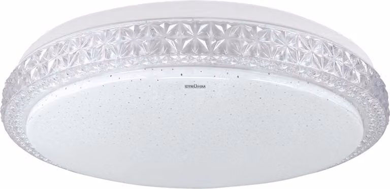 Strühm 04574 Lampada da parete e soffitto «PRYZMA LED C» con regolazione della temperatura di colore a tre livelli (3000 K-4200 K-6000 K), 24 W, 1930 lm