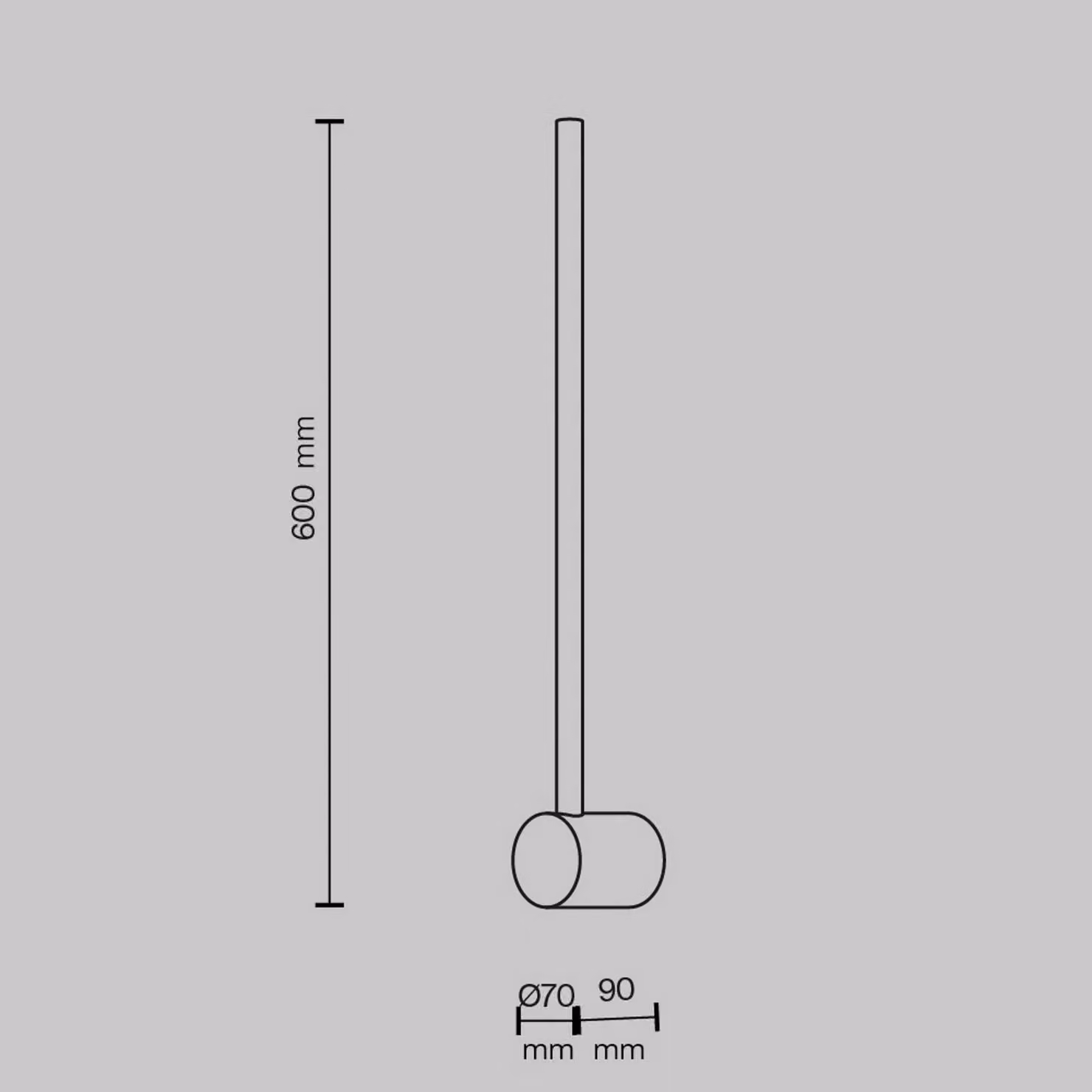 Maytoni Applique da parete a LED Light Stick, Nero, Soggiorno / Sala da pranzo, Alluminio, Moderno, Applique a LED