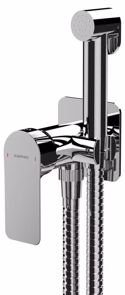 Miscelatore da incasso per bidet PAX con arresto per doccetta, cromo
