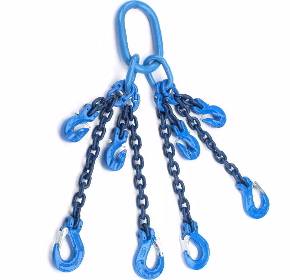 Joma-Tech catena a 4 fili 2,5 m GK10 10 mm blu VK. Artiglio