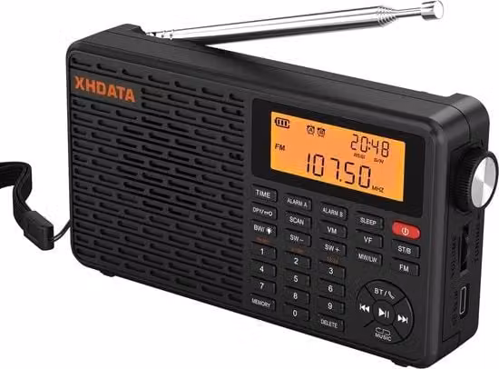 Radio Trasistore Portatile XHDATA Colore Nero