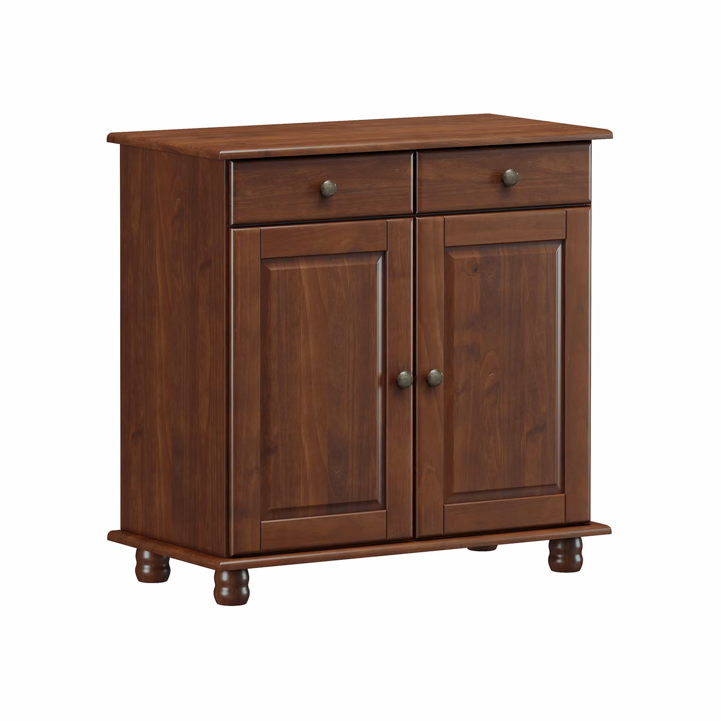 Credenza 2 ante + 2 cassetti RUBI marrone scuro