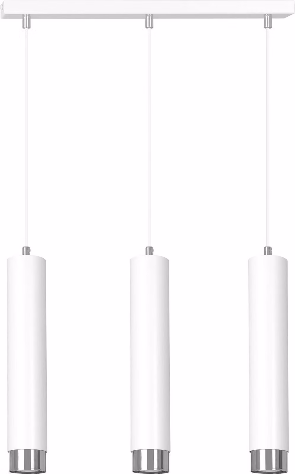 Lampadario Emibig 3xGU10 30W KIBO 3 WH/CHROME 641/3