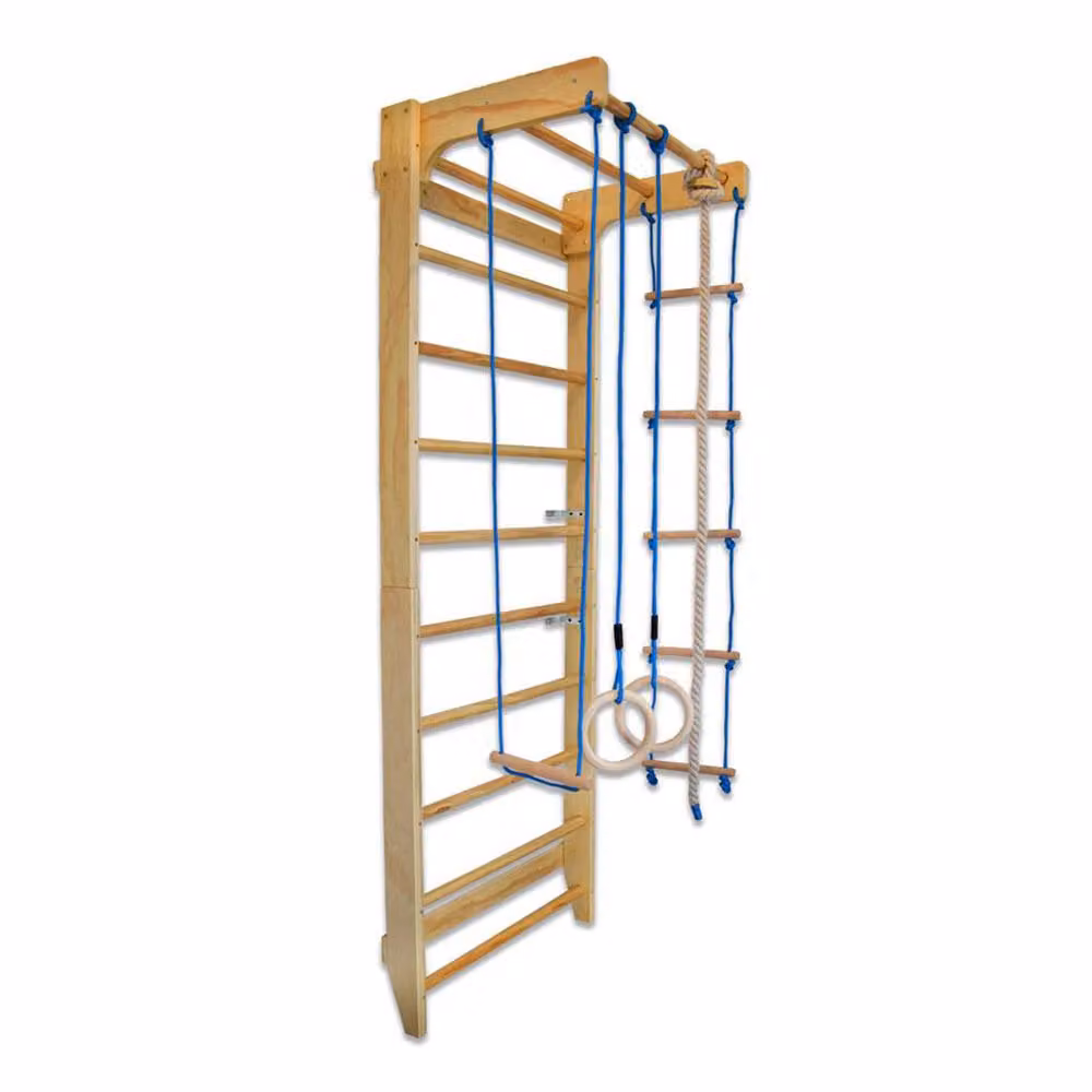Parete d'arrampicata Bituxx Parete d'arrampicata Basic con 10 pioli fino a 120 kg MS-19268