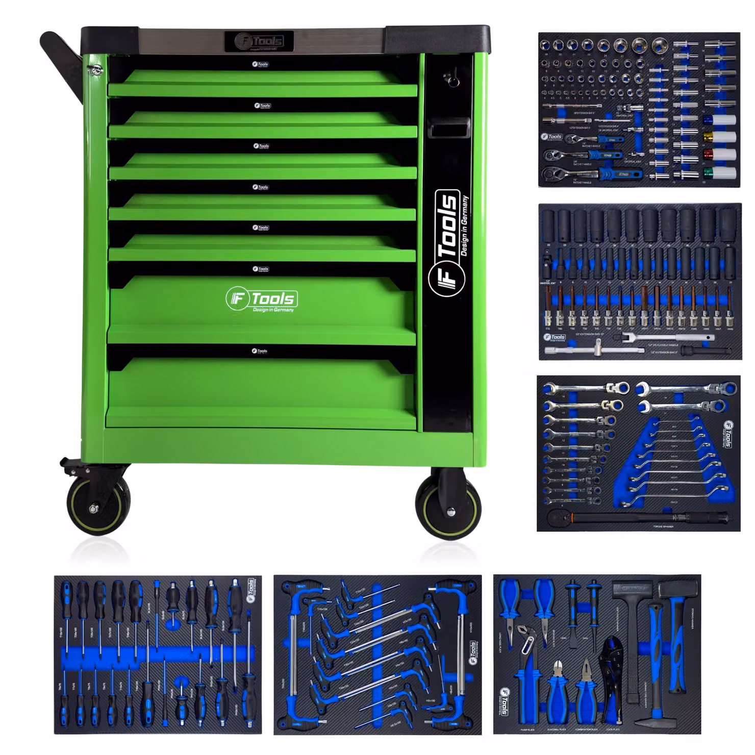 Toolcar F Tools Carrello porta attrezzi Carrello per officina