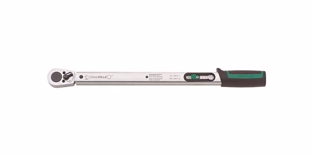 Stahlwille 721/20 Chiave dinamometrica a sgancio rapido 40-200 N-m con cricchetto da 1/2"