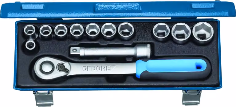 Set di chiavi a bussola da 1/2", 13 pezzi, 19 KMU-20 Gedore | 4010886930229