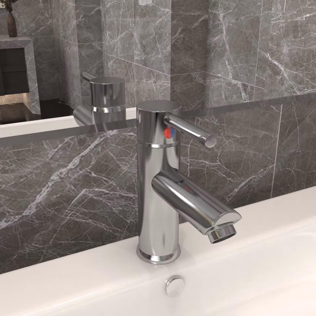 The Living Store Miscelatore per lavabo Silver 130x176 mm