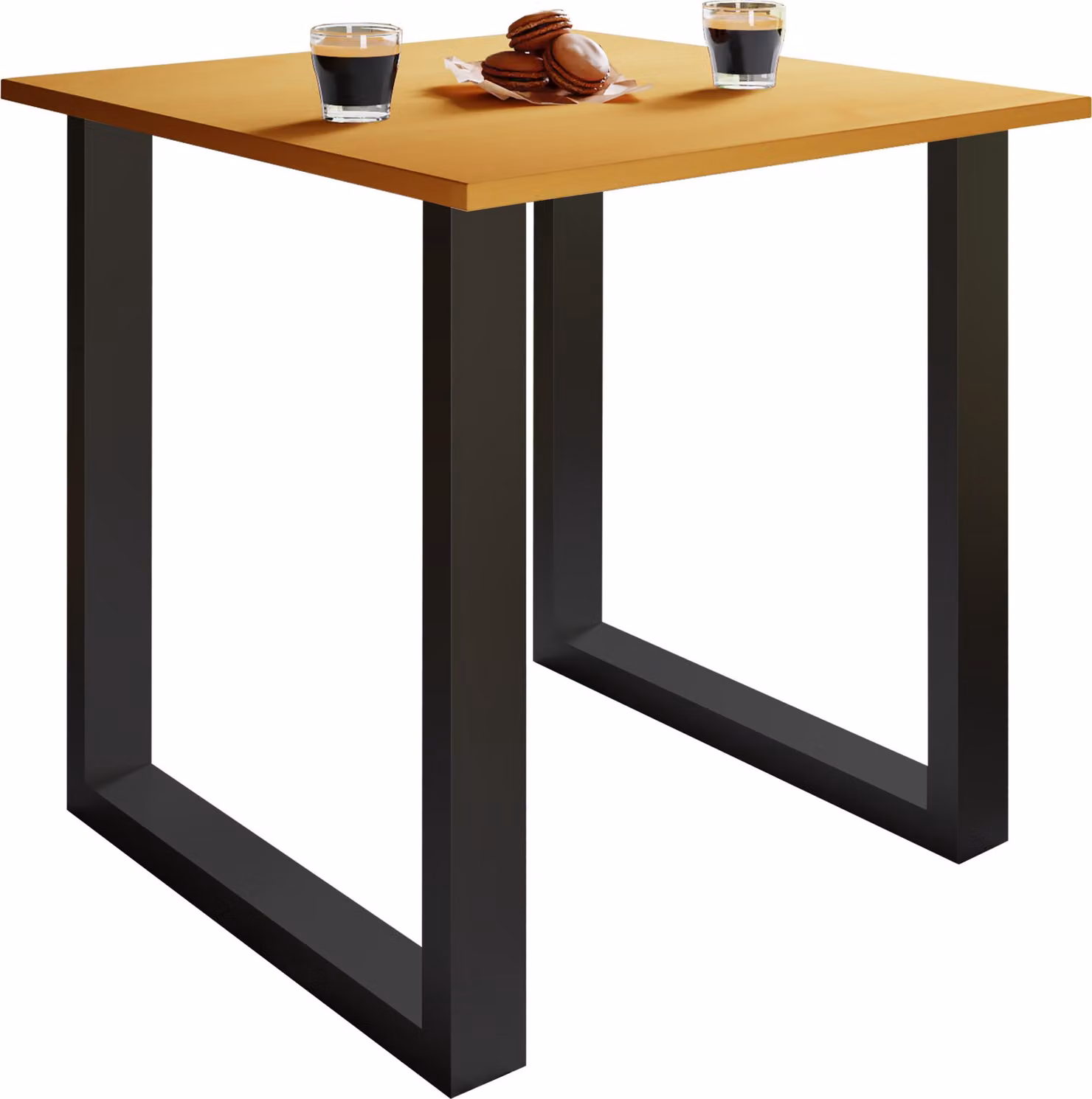 Tavolo da pranzo in legno Premium | H. 76 x W. 80 x D. 50 cm | Tavolo da cucina Tavolo da pranzo Xona U