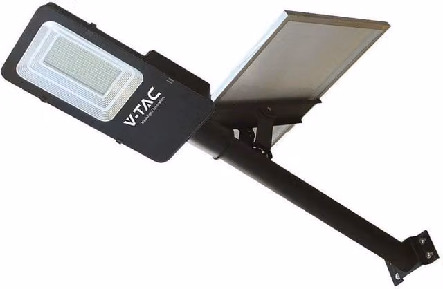 Lampione LED solare ibrido 50W 4000lm 4000K IP65 V-TAC