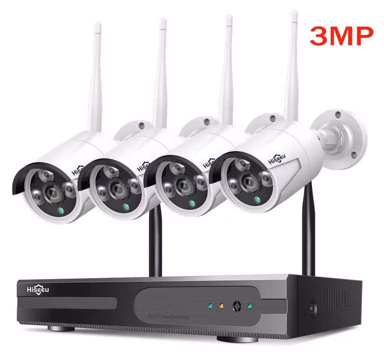 Sistema di videosorveglianza - Telecamera di sicurezza - Telecamera - Telecamera 3MP con tecnologia H.265+ - Per uso esterno