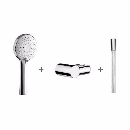 Jika Cubito Pure - Set doccia Cubito-N 130 mm, 4 getti, cromo H3651X00043621