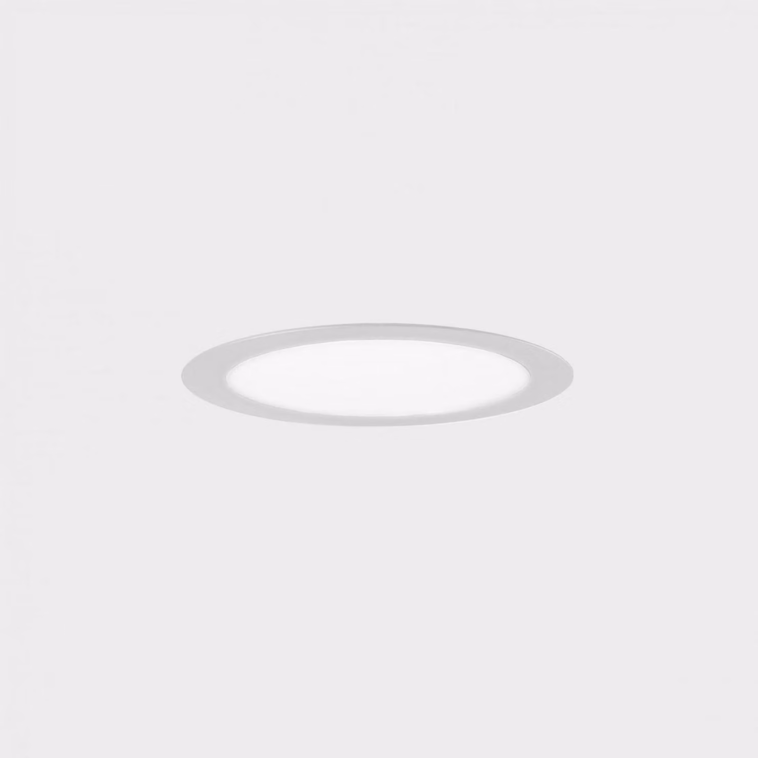 KOHL LIGHTING KOHL-Lighting DISC apparecchio da incasso con cornice 120 mm bianco 8 W CRI 80 3000K PUSH
