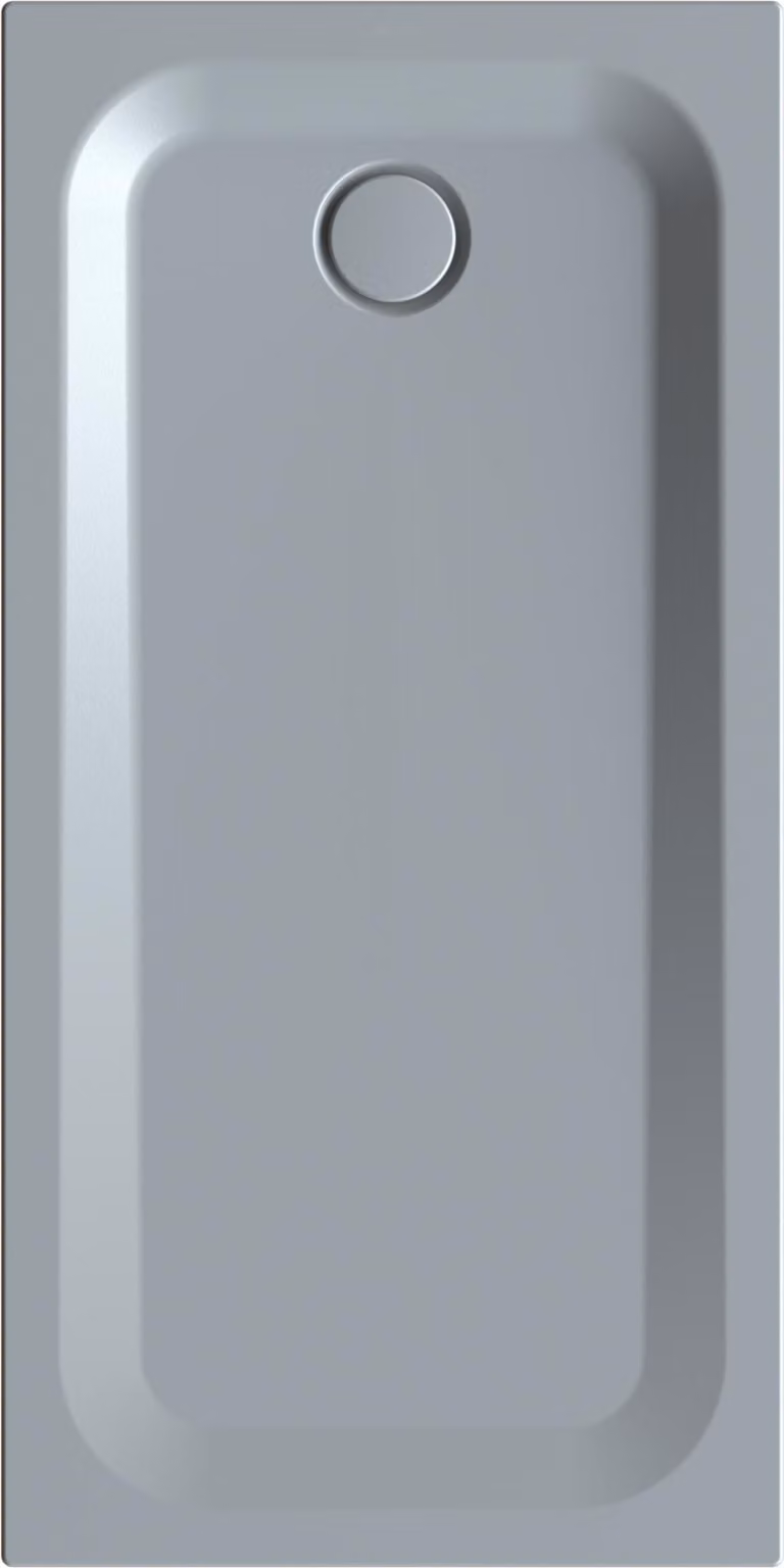BetteUltra receveur de douche rectangulaire avec support de baignoire minimum, 1400x700x35mm, 5824-412T1, 5824-412T1