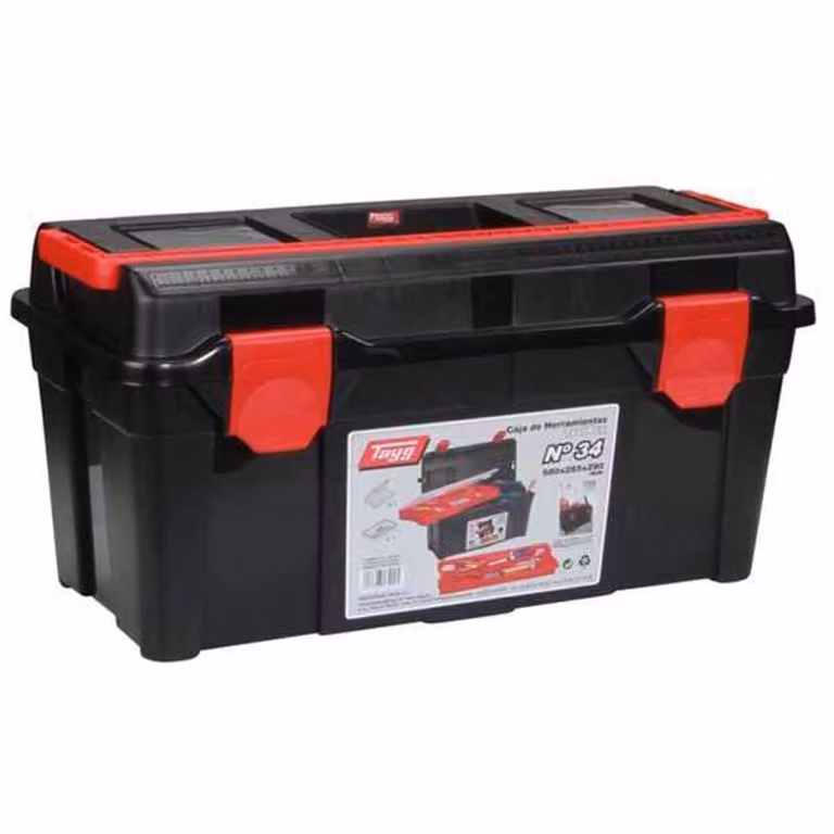Tayg - Cassetta degli attrezzi - 500 X 258 X 255 Mm - Con vassoio e scatola - 47,9 L