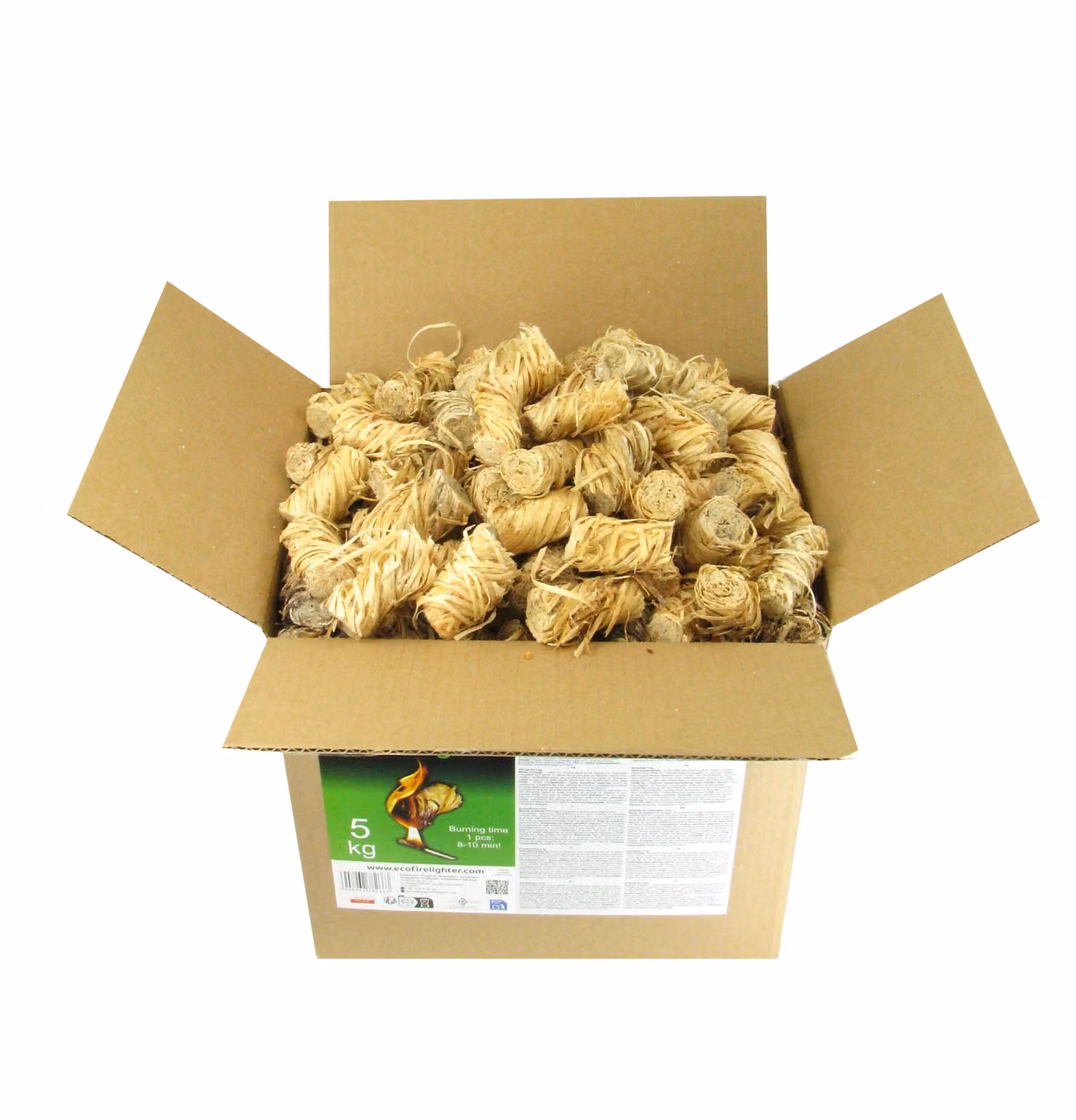Feniks Ecopod – accendifuoco naturale 5 kg per griglia, camino e forno a legna