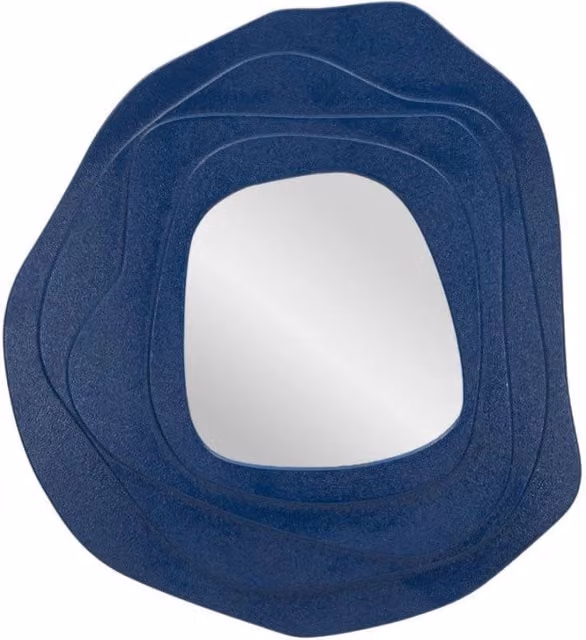 Specchio Da Muro Dalia Blu cm 90x4x97