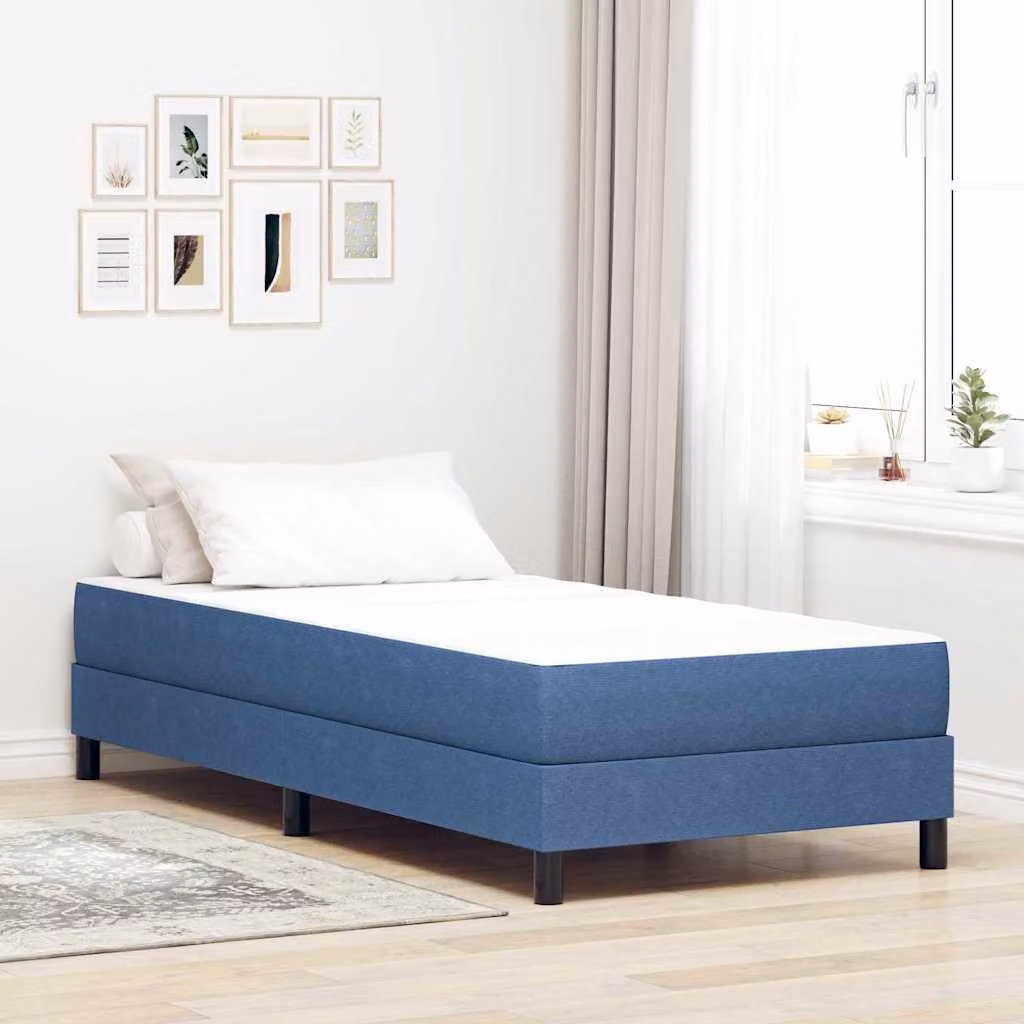 Maison Exclusive - Materasso con materasso blu 90 x 200 cm Tessuto