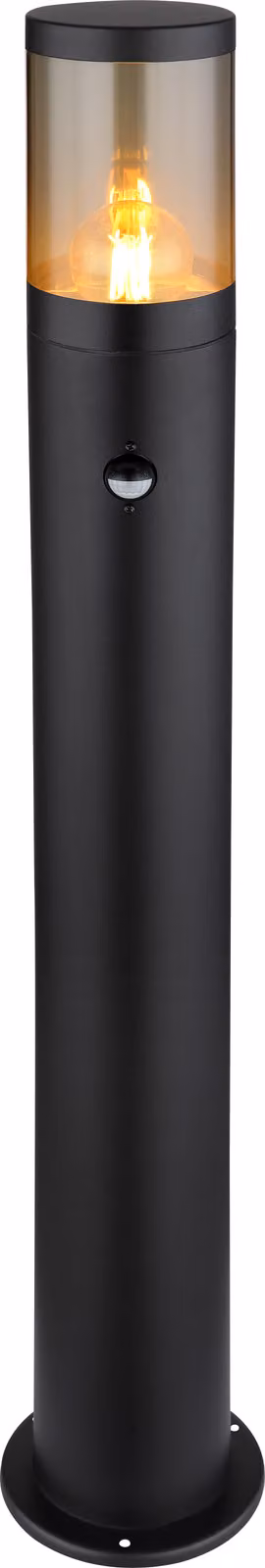 Globo Lighting luce da esterno in acciaio inox nero opaco, 1x E27
