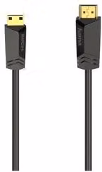 Cavo Hama HDMI da Maschio a Mini HDMI, Ultra HD 4K con Ethernet, Nero, Lunghezza: 1,5 m