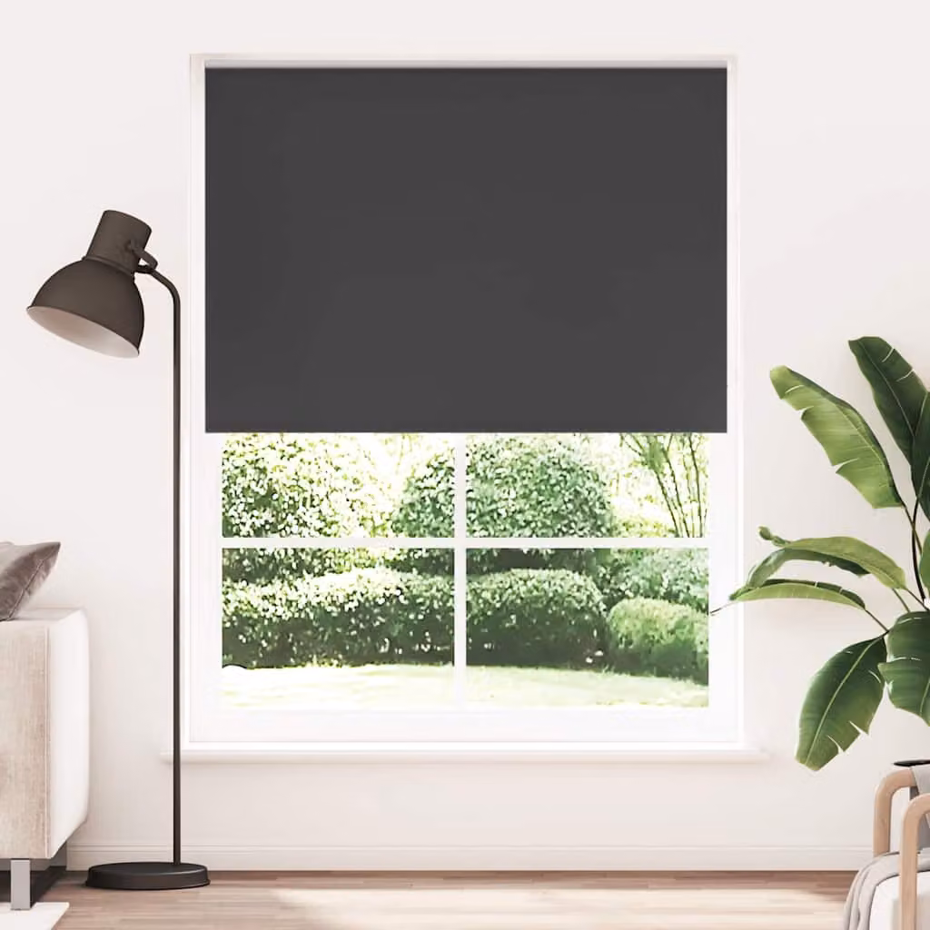 Tenda a rullo oscurante termoisolante vidaXL in poliestere, colore nero, L: 160 cm, H: 230 cm