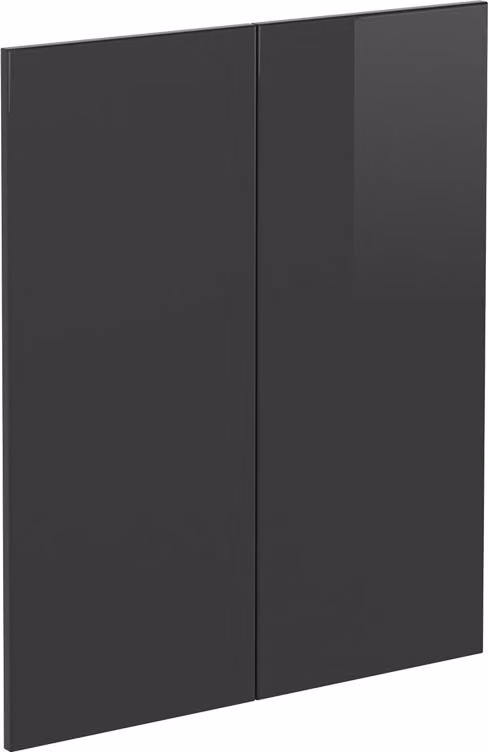Frontale cucina Vicco R-Line Antracite lucido 59.2 x 71.3 cm frontale del mobile per mobile base, Model 29205