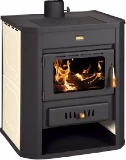 EEK A: Stufa ad acqua Prity WD W15, bianca - 22kW + piano cottura + BIMSCHV II