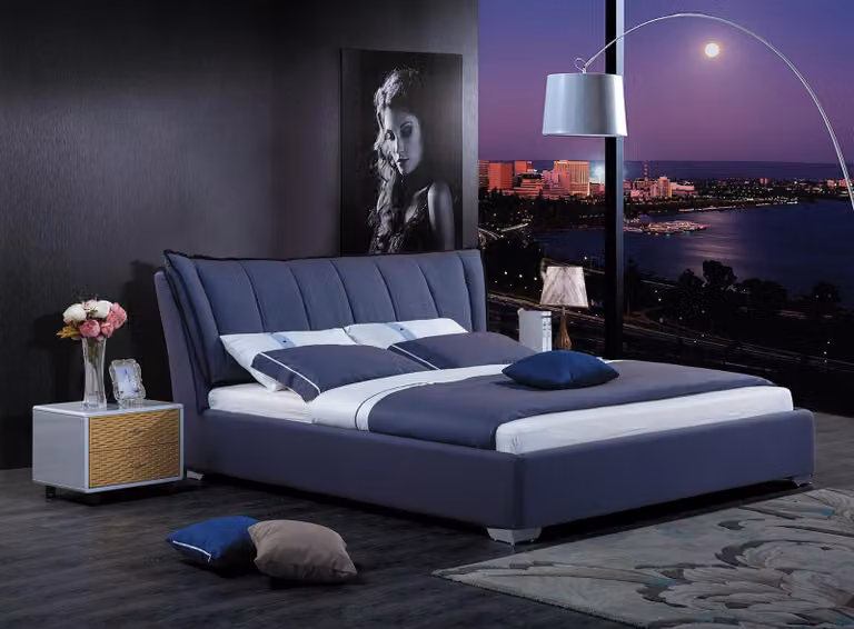 Bett Polster Design Luxus Doppel Hotel Betten Schlaf Zimmer Luxus 180x200cm