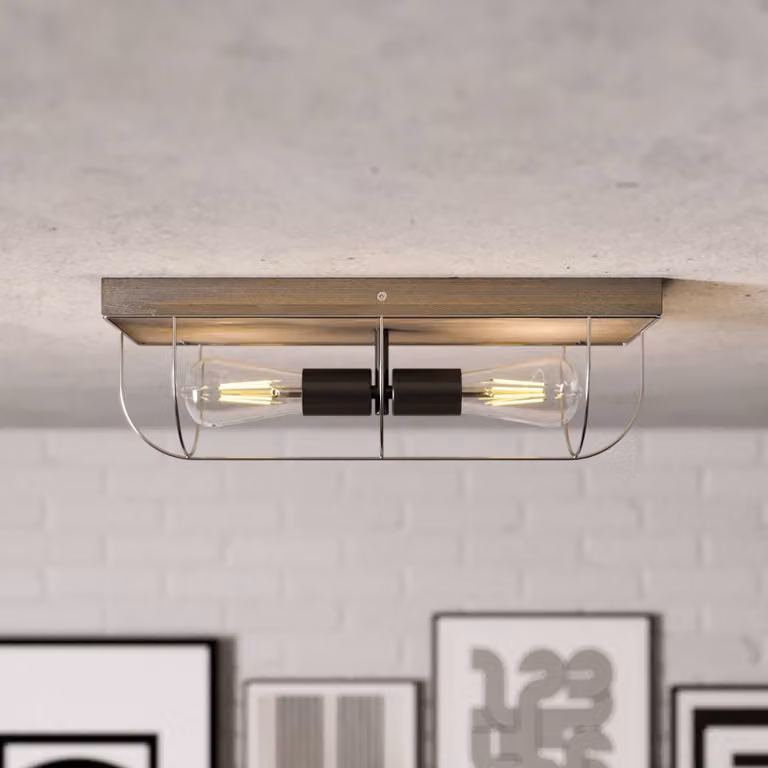 Plafoniera soffitto Neptuna BRITOP, dimmerabile, Legno chiaro, Corridoio, Legno, Plafoniera
