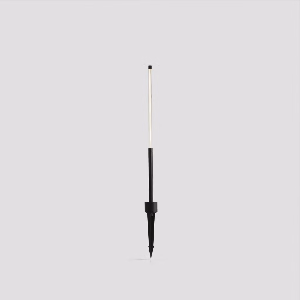Paletto per esterni BAMBOU 1068 di Faro Barcelona, lampada LED cilindrica nera con luce bianca calda e protezione IP65 – 2