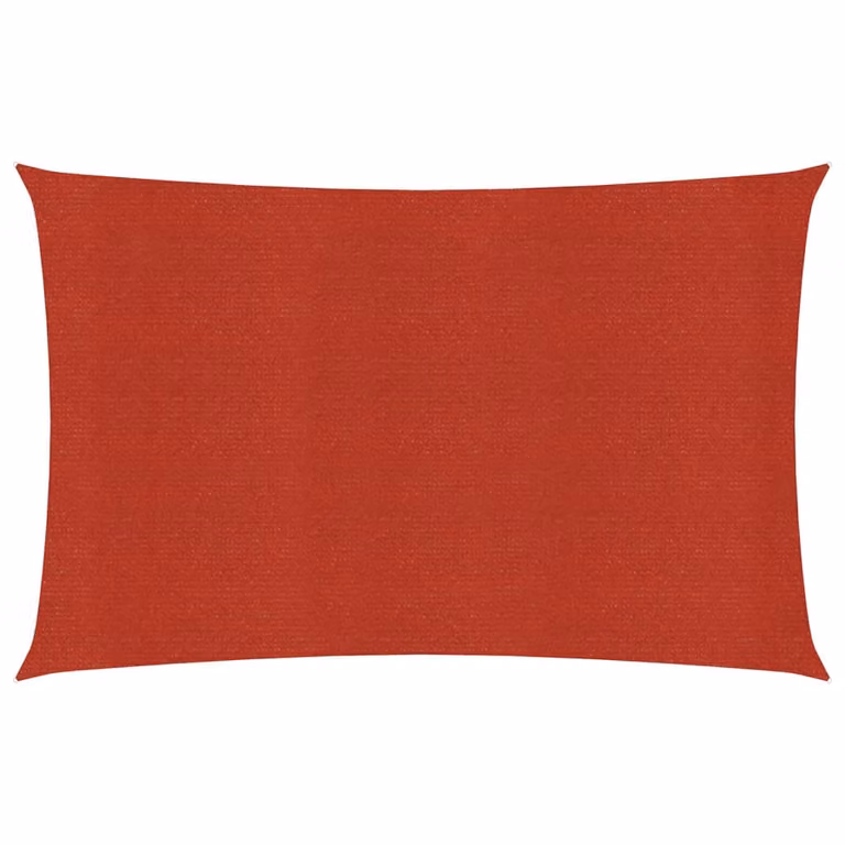The Living Store Tenda da sole 160 g/m² rosso 2,5x3,5 m HDPE