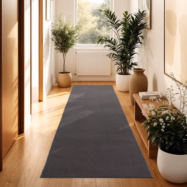 Tappeto Calia Italia antracite L: 80 cm, P: 300 cm – 1