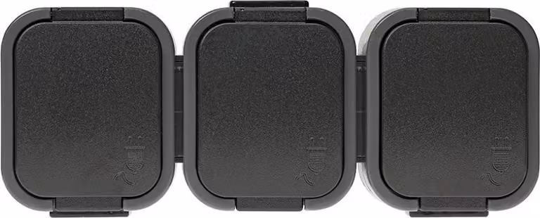 B2 Dreifachsteckdose N/Tz/U Ip54 Grau/Schwarz - E+9002160