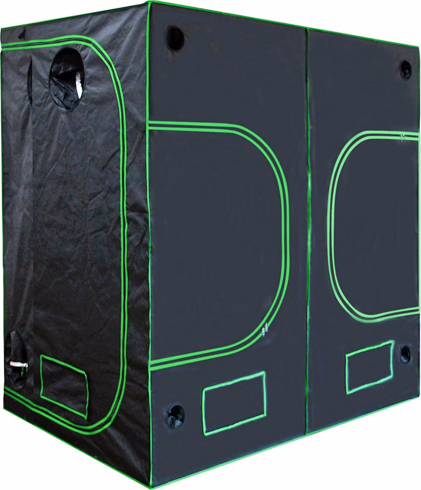 Tenda per piante Tenda per serra Box Giardino Coltivazione di ortaggi e piante aromatiche Cabina di coltivazione Indoor 240 x 120 x 200 cm Fiori piccoli Pomodori Hydro Green Kingpower